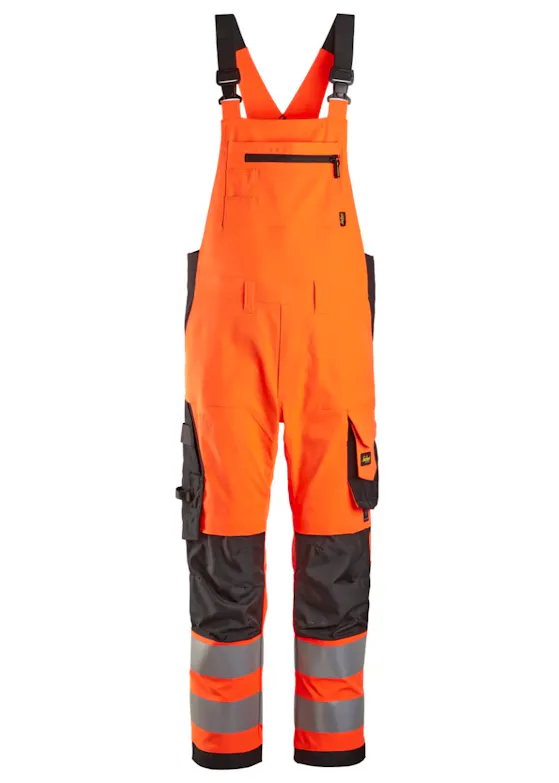 Snickers 6043 Tuinbroek High-Vis Klasse 2 Stretch Reflecterend