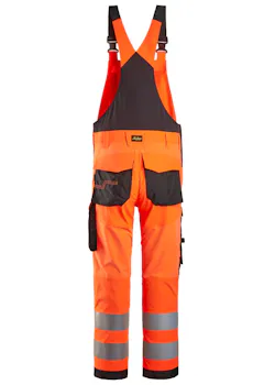 Snickers 6043 Tuinbroek High-Vis Klasse 2 Stretch Reflecterend miniatuur