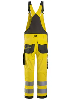 Snickers 6043 Tuinbroek High-Vis Klasse 2 Stretch Reflecterend miniatuur