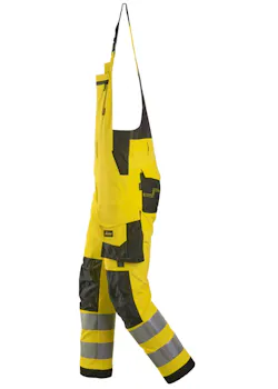 Snickers 6043 Tuinbroek High-Vis Klasse 2 Stretch Reflecterend miniatuur