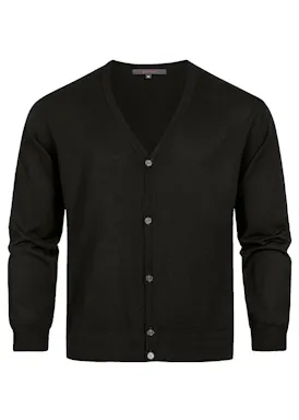 Greiff 6043 Weste mit V-Ausschnitt Regular Fit Essentials – Strick