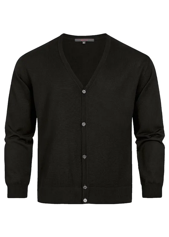 Greiff 6043 Weste mit V-Ausschnitt Regular Fit Essentials – Strick