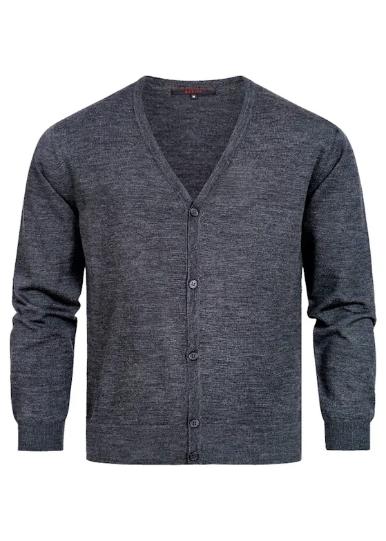 Greiff 6043 Weste mit V-Ausschnitt Regular Fit Essentials – Strick