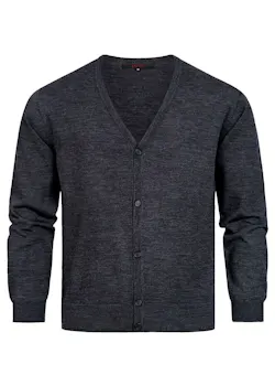 Greiff 6043 Vest Met V-Hals Regular Fit Essentials - Strick miniatuur