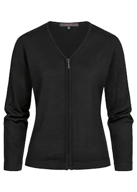 Greiff 6052 Weste mit Reißverschluss Regular-Fit Damen-Essentials - Strick