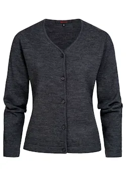 Greiff 6053 Vest Met Knoopsluiting Regular Fit Dames Essentials - Strick