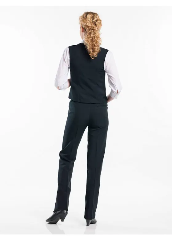 Chaud Devant Dames Zwart Gilet