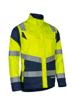 Sioen Hi-Vis Werkjas Ahil 606UA2PFB miniatuur