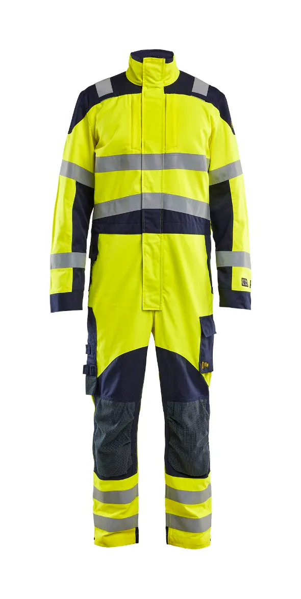 High Vis Gelb/Marineblau