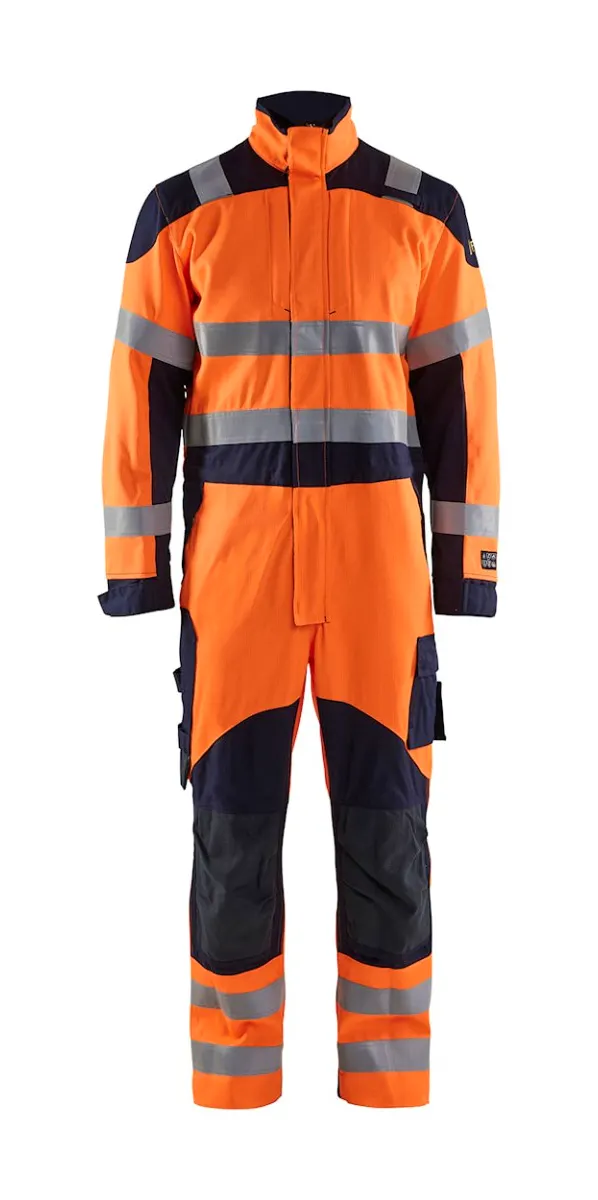 High Vis Orange/Marineblau