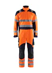 High Vis Oranje/Marineblauw