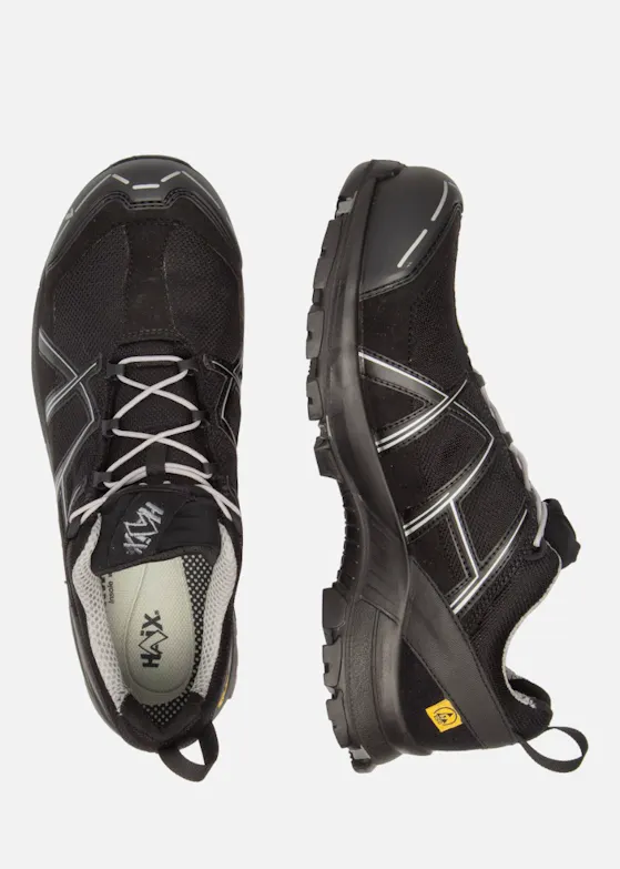 Haix Black Eagle Safety 41.1 Low / Black-Silver S1P Sicherheitsschuh