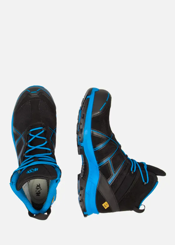 Haix Black Eagle Safety 40.1 Mid/Black-Blue S3 Sicherheitsschuh