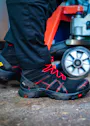 Haix Black Eagle Safety 40.1 Mid/Black-Red S3 Werkschoen miniatuur