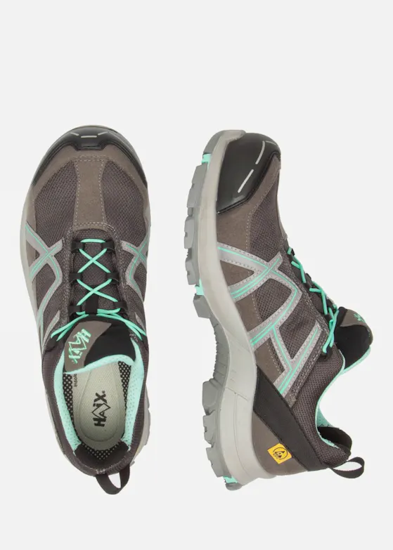 Haix Black Eagle Safety 40.1 Low Grey-Mint S3, Damensicherheitsschuh