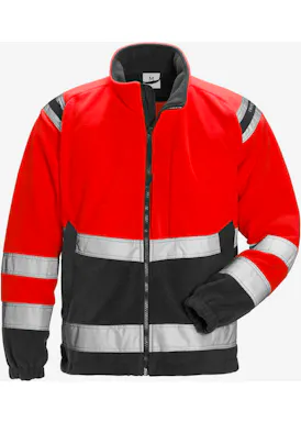 Fristads High-Vis-Fleecejacke, winddicht, Klasse 3, 4041 FE