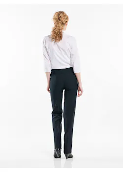 Chaud Devant Dames Wit Stretch 3/4 Sleeve Blouse miniatuur