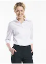 Chaud Devant Dames Wit Stretch 3/4 Sleeve Blouse miniatuur