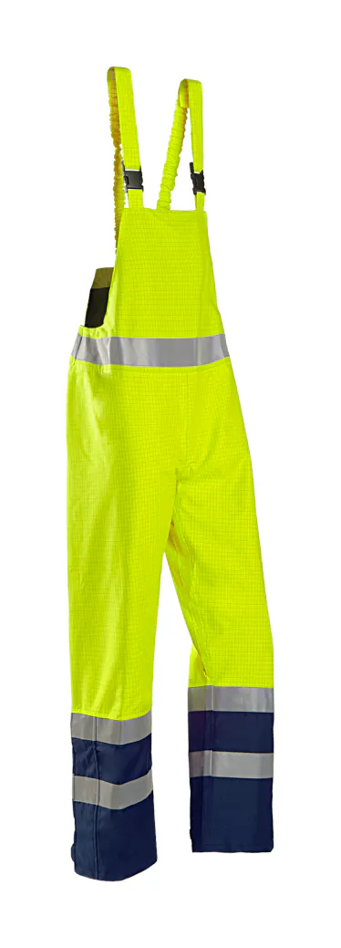 High Vis Geel/Marineblauw
