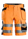 Snickers High-Vis-Klasse 1 kurze Stretch-Arbeitshose mit Holstertaschen Vorschaubild