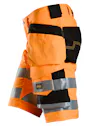 Snickers High-Vis-Klasse 1 kurze Stretch-Arbeitshose mit Holstertaschen Vorschaubild