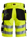 Snickers High-Vis-Klasse 1 kurze Stretch-Arbeitshose mit Holstertaschen Vorschaubild