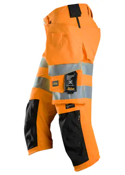 Snickers High-Vis Klasse 1 -/2 Stretch Pirate Broek met Holsterzakken 6138 miniatuur