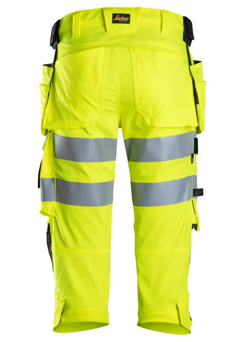 Snickers High-Vis Klasse 1 -/2 Stretch Pirate Broek met Holsterzakken 6138