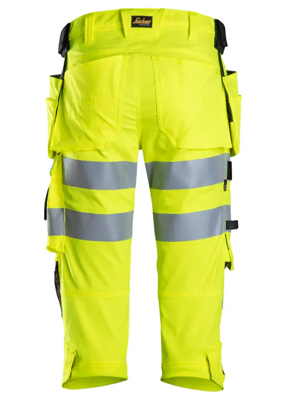Snickers High-Vis-Klasse 1/2 Stretch-Piratenhose mit Holstertaschen