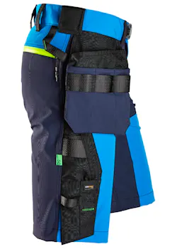 Snickers FlexiWork, Softshell Stretch Korte Werkbroek met Holsterzakken 6140 miniatuur