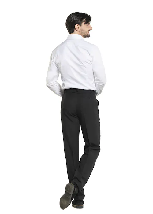 Chaud Devant pour hommes blanc chemise stretch