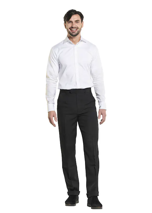 Chaud Devant pour hommes blanc chemise stretch