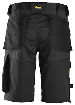 Snickers Workwear Stretch Loose Fit Korte Werkbroek 6153 miniatuur