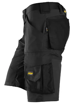 Snickers Workwear Stretch Loose Fit Korte Werkbroek 6153 miniatuur