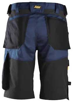 Snickers Workwear Stretch Loose Fit Korte Werkbroek 6153 miniatuur