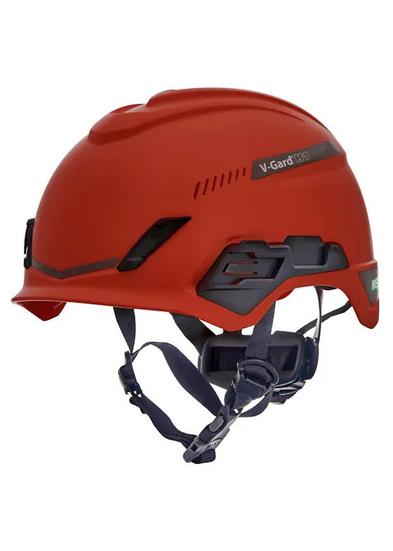 MSA helm V-Gard H1 Trivent Draaiknop
