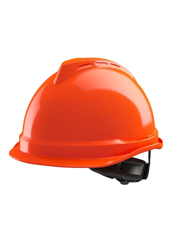 MSA Helm V-Gard 520 Ongeventileerd Draaiknop 
