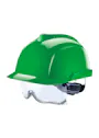 MSA-Helm V-Gard 930, ungeventiliert, mit Schutzbrille Vorschaubild