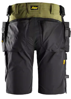 Snickers AllroundWork, 4-Weg Stretch Korte Broek met Holsterzakken 2.0 - 61751 miniatuur