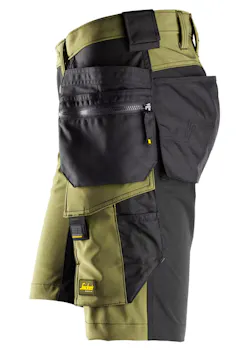 Snickers AllroundWork, 4-Weg Stretch Korte Broek met Holsterzakken 2.0 - 61751 miniatuur