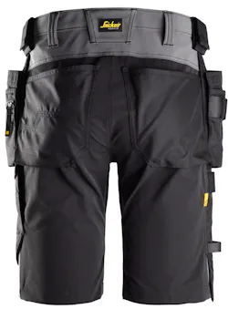 Snickers AllroundWork, 4-Weg Stretch Korte Broek met Holsterzakken 2.0 - 61751 miniatuur