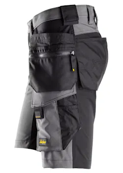 Snickers AllroundWork, 4-Weg Stretch Korte Broek met Holsterzakken 2.0 - 61751 miniatuur