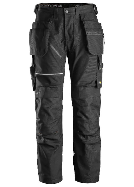 Snickers Workwear RuffWork Canvas+ Werkbroek+ met holsterzakken 6214
