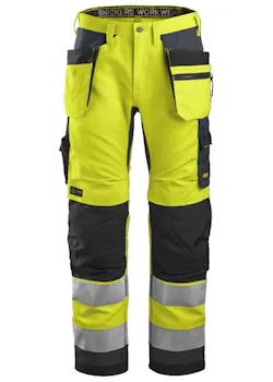 Snickers Workwear High-Vis Werkbroek+ met Holsterzakken, Klasse 2 6230