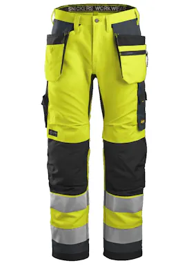 Snickers Workwear High-Vis Werkbroek+ met Holsterzakken, Klasse 2 6230