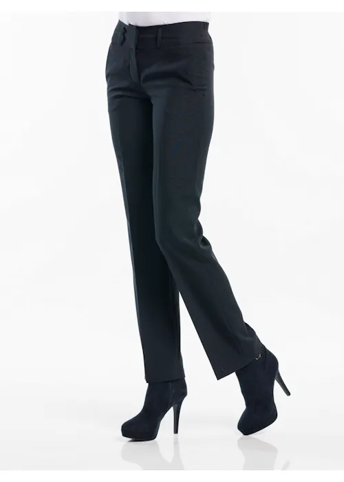 Chaud Devant Dames Zwart Pantalon