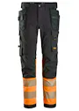 Snickers High-Vis Klasse 1 4-Way Stretch Werkbroek met Holsterzakken 6231 miniatuur