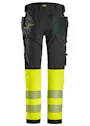 Snickers High-Vis Klasse 1 4-Way Stretch Werkbroek met Holsterzakken 6231 miniatuur