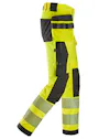 Snickers High-Vis Klasse 2 4-Way Stretch Werkbroek met Holsterzakken 6232 miniatuur