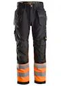 Snickers Workwear Warnschutz Arbeitshose+ mit Holstertaschen, Klasse 1 - 6233 Vorschaubild